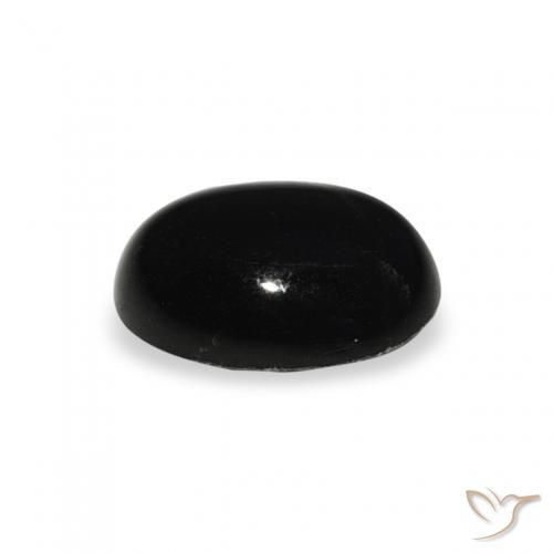 Star Diopside Gemstone in 8 x 6 mm (calibrated) Size for Sale, Star Diopside Stone in Black Color