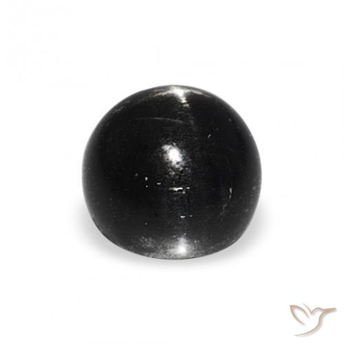 Star Diopside Gemstone in 6 mm (calibrated) Size for Sale, Star Diopside Stone in Black Color