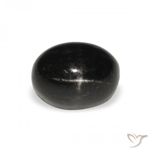 2.41ct Natural Black Star Diopside, Oval, Opaque