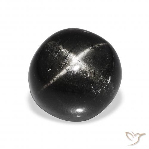 10.11ct Black Star Diopside, Round, Opaque
