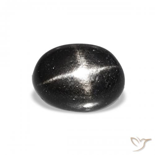 1.85ct Black Star Diopside, Oval, Transparent