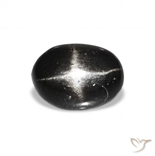 1.48ct Black Star Diopside, Oval, Transparent