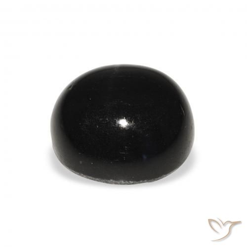 Star Diopside Gemstone in 11 mm (calibrated) Size for Sale, Star Diopside Stone in Black Color