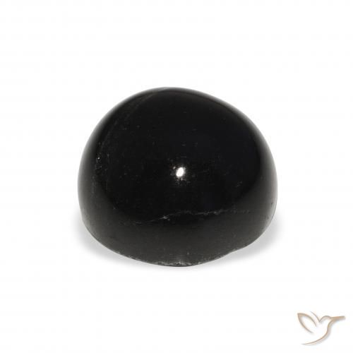 Star Diopside Gemstone in 11 mm (calibrated) Size for Sale, Star Diopside Stone in Black Color