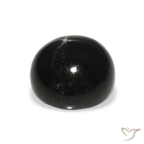 Star Diopside Gemstone in 11 mm (calibrated) Size for Sale, Star Diopside Stone in Black Color
