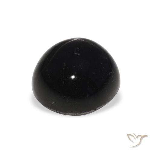 Star Diopside Gemstone in 11 mm (calibrated) Size for Sale, Star Diopside Stone in Black Color