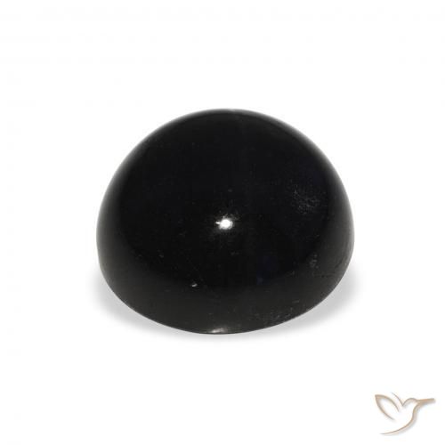 Star Diopside Gemstone in 11 mm (calibrated) Size for Sale, Star Diopside Stone in Black Color