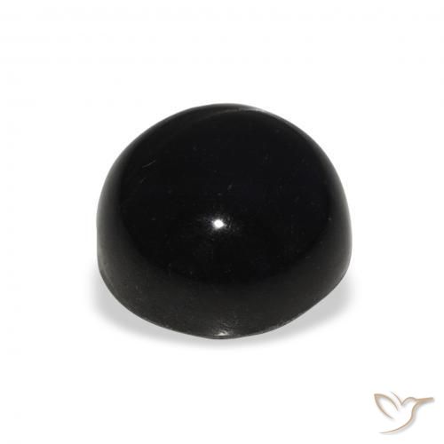 Star Diopside Gemstone in 11 mm (calibrated) Size for Sale, Star Diopside Stone in Black Color