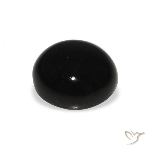 Star Diopside Gemstone in 11 mm (calibrated) Size for Sale, Star Diopside Stone in Black Color