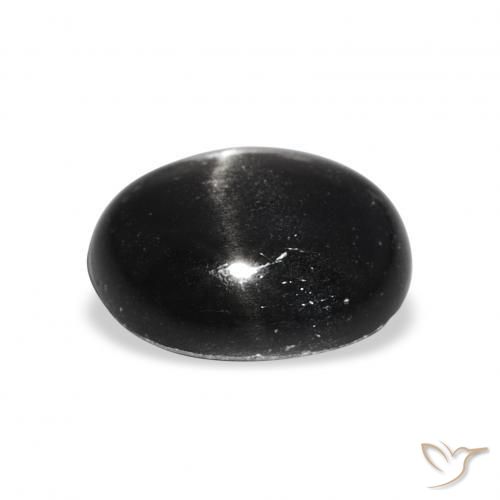 Star Diopside Gemstone in 12 x 10 mm (calibrated) Size for Sale, Star Diopside Stone in Black Color