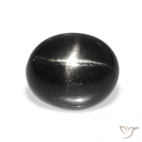 7.64ct Black Star Diopside, Oval, Opaque
