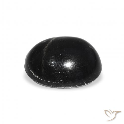 Star Diopside Gemstone in 12 x 10 mm (calibrated) Size for Sale, Star Diopside Stone in Black Color