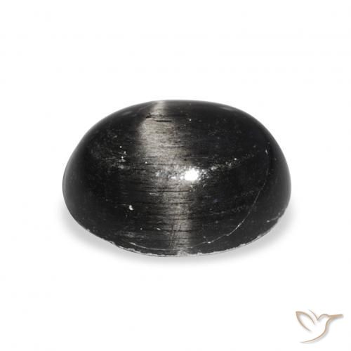 Star Diopside Gemstone in 12 x 10 mm (calibrated) Size for Sale, Star Diopside Stone in Black Color