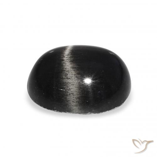Star Diopside Gemstone in 12 x 10 mm (calibrated) Size for Sale, Star Diopside Stone in Black Color