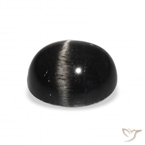 Star Diopside Gemstone in 12 x 10 mm (calibrated) Size for Sale, Star Diopside Stone in Black Color