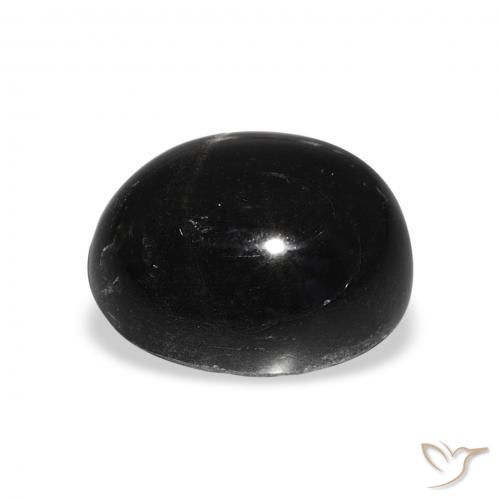 Star Diopside Gemstone in 12 x 10 mm (calibrated) Size for Sale, Star Diopside Stone in Black Color