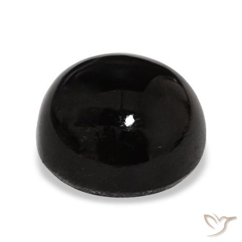 Star Diopside Gemstone in 9 mm (calibrated) Size for Sale, Star Diopside Stone in Black Color