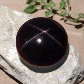 star garnet ring