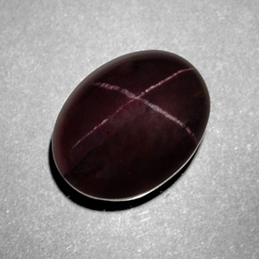 9.76 ct Red Star Garnet Stone, Natural Star Garnet in Oval Cabochon Shape for Sale