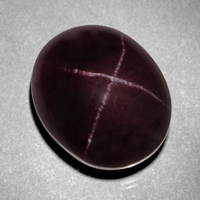 16.05 ct Red Star Garnet Stone, Natural Star Garnet in Oval Cabochon Shape for Sale