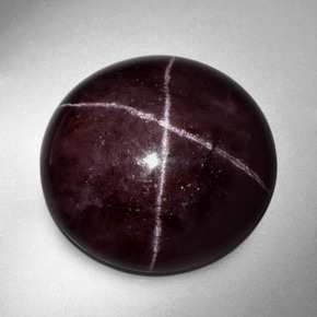 49.69 ct Red Star Garnet Stone, Natural Star Garnet in Round Cabochon Shape for Sale