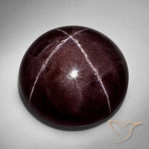 73.16 ct Red Star Garnet Stone, Natural Star Garnet in Round Cabochon Shape for Sale