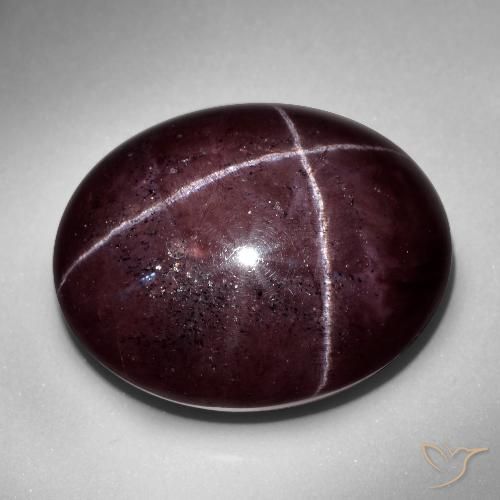 57.48 ct Oval Star Garnet, 24.4 x 20.4 mm From India, Photo A