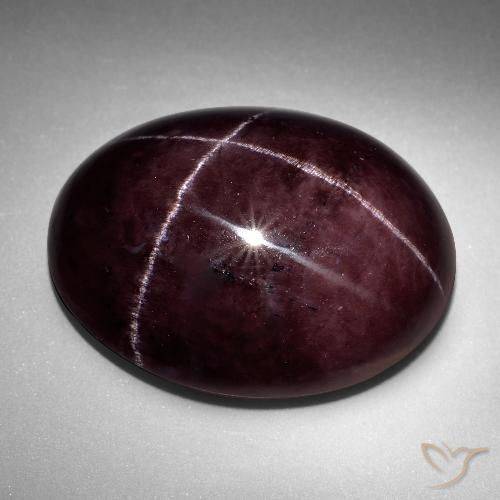 71.36 ct Oval Star Garnet, 27 x 21.2 mm From India, Photo A