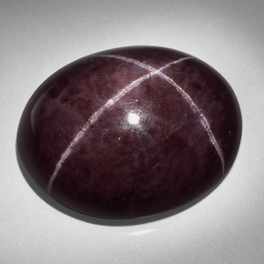 93.53 ct Red Star Garnet Stone, Natural Star Garnet in Oval Cabochon Shape for Sale
