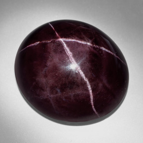 159.09 ct Red Star Garnet Gemstone, Star Garnet Gem in Oval Cabochon Shape for Sale.