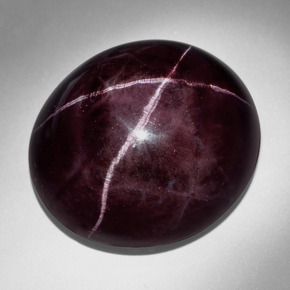 159.09 ct Red Star Garnet Stone, Natural Star Garnet in Oval Cabochon Shape for Sale
