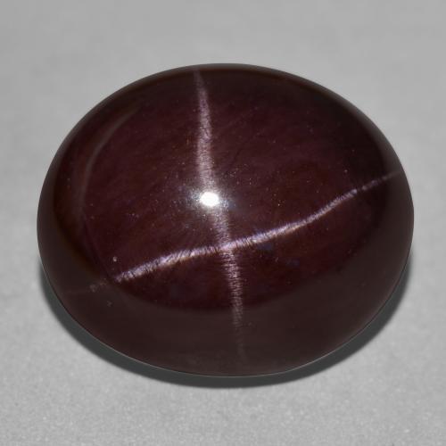 Mahogany Red Star Garnet Gem - 28.1ct Oval Cabochon (ID: 574018)