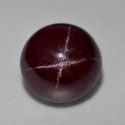 Deep Red Star Garnet Gem - 12.5ct Round Cabochon (ID: 574890)