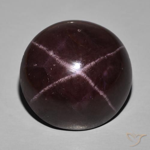 63.29 ct Oval Star Garnet, 23.7 x 23.5 mm From India, Photo A