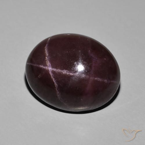 25.50 ct Red Star Garnet Stone, Natural Star Garnet in Oval Cabochon Shape for Sale