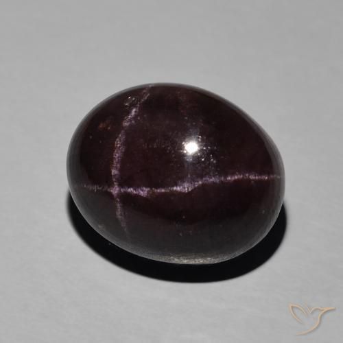 14.23 ct Red Star Garnet Stone, Natural Star Garnet in Oval Cabochon Shape for Sale