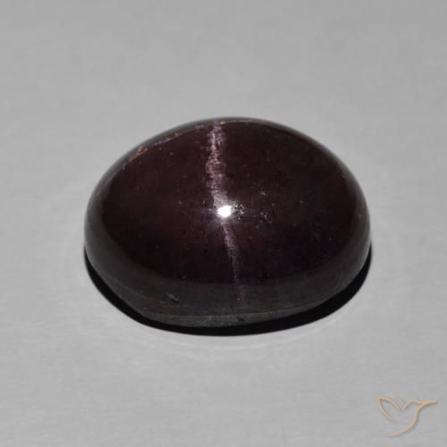 Star Garnet Gemstone in 11.3 x 11.6 mm Size for Sale, Star Garnet Stone in Mahogany Red Color