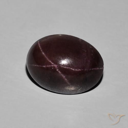 8.83 ct Red Star Garnet Stone, Natural Star Garnet in Oval Cabochon Shape for Sale