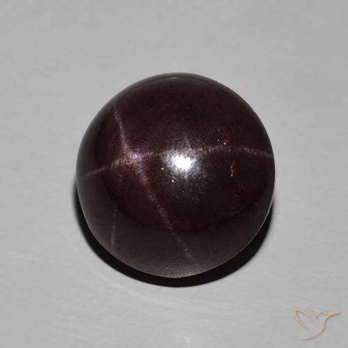 10.78 ct Red Star Garnet Stone, Natural Star Garnet in Oval Cabochon Shape for Sale