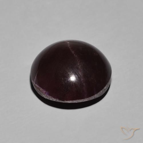 Star Garnet Gemstone in 12 x 12 mm (calibrated) Size for Sale, Star Garnet Stone in Dark Red Color