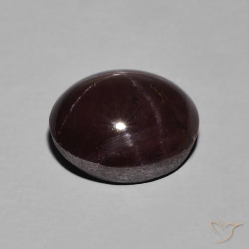 Star Garnet Gemstone in 11 x 9 mm (calibrated) Size for Sale, Star Garnet Stone in Dark Red Color