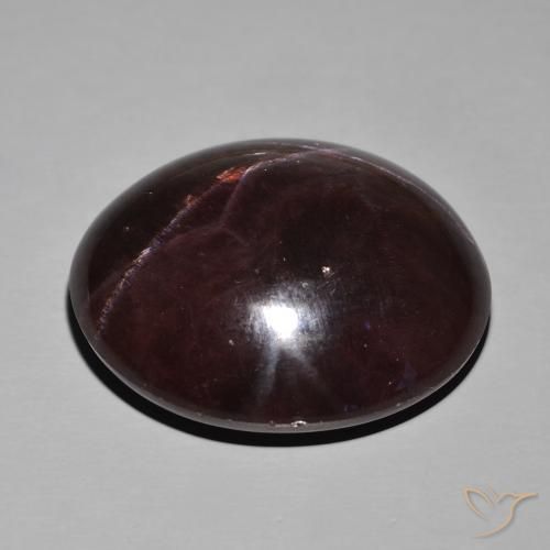 Star Garnet Gemstone in 26.2 x 24.5 mm Size for Sale, Star Garnet Stone in Dark Red Color
