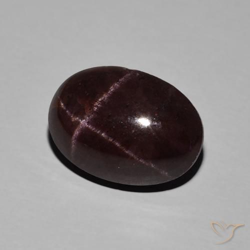 11.27 ct Red Star Garnet Stone, Natural Star Garnet in Oval Cabochon Shape for Sale