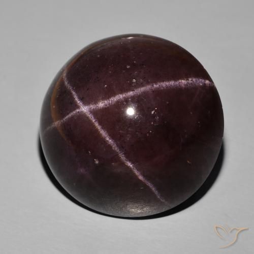 86.18 ct Red Star Garnet Stone, Natural Star Garnet in Round Cabochon Shape for Sale