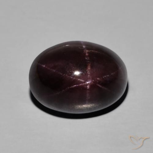 17.64 ct Oval Star Garnet, 15 x 11.3 mm From India, Photo A