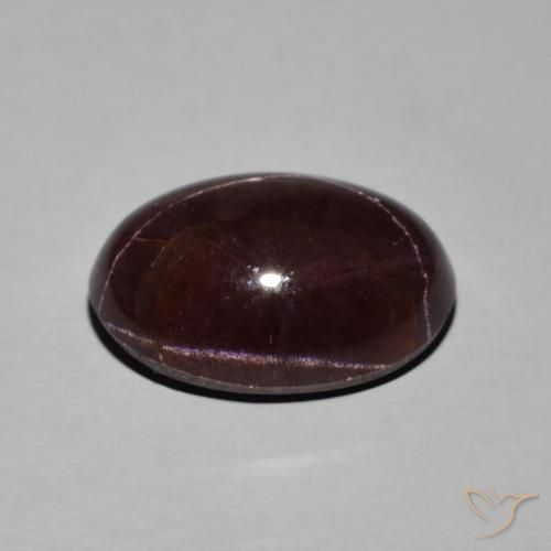 Star Garnet Gemstone in 16 x 11.3 mm Size for Sale, Star Garnet Stone in Mahogany Red Color