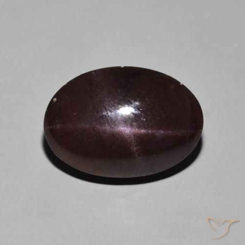 14.01 ct Oval Star Garnet, 16.3 x 11.4 mm From India, Photo A