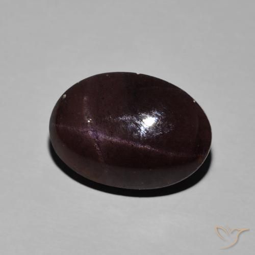 14.01 ct Red Star Garnet Stone, Natural Star Garnet in Oval Cabochon Shape for Sale