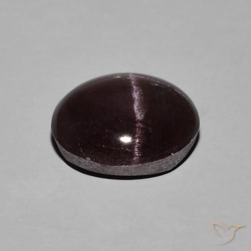 Star Garnet Gemstone in 11 x 9 mm (calibrated) Size for Sale, Star Garnet Stone in Mahogany Red Color