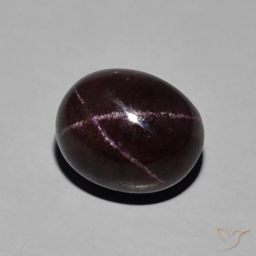8.85 ct Red Star Garnet Stone, Natural Star Garnet in Oval Cabochon Shape for Sale